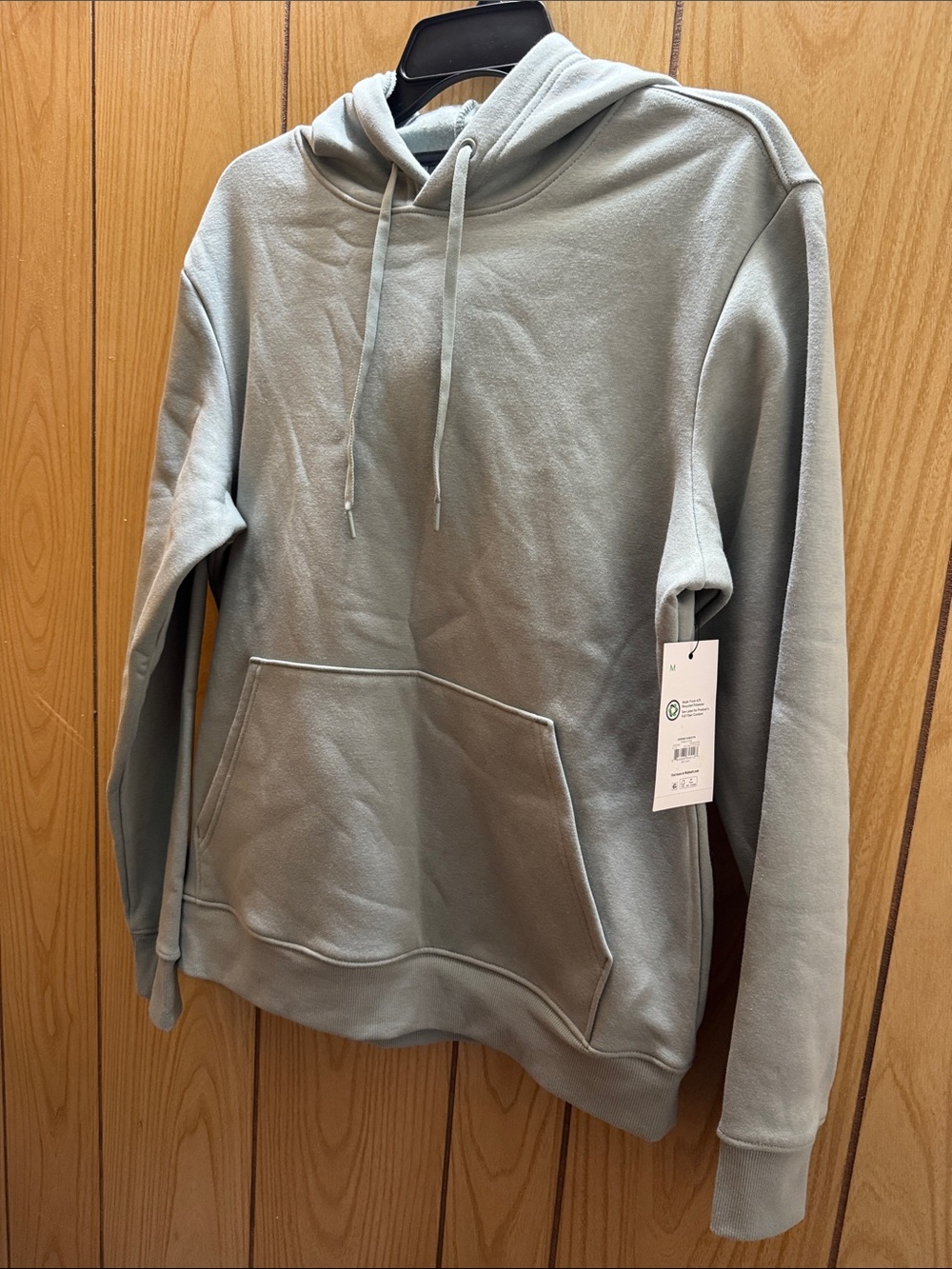Athletic Works Sage Green Pullover‎ Hoodie - Picture 4 of 4
